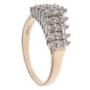 9ct Yellow Gold 0.35ct Brilliant Cut Diamond Fancy Ring