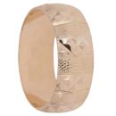 18ct Yellow Gold 6.41mm Patterned Wedding Band