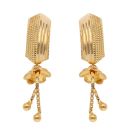 22ct Yellow Gold Dot Dropper Stud Earrings