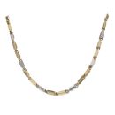 14ct Yellow And White Gold Oval Link 24" Chain