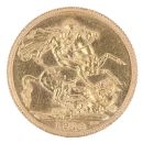 1914 George V Large Head UK Full Sovereign Coin