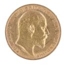 1904 Edward VII Large Head UK Half Sovereign Coin
