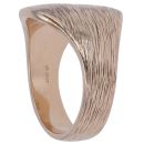 9ct Yellow Gold Brushed Signet Ring