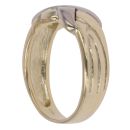 18ct Yellow Gold Patterned Puzzle Ring