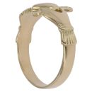 18ct Yellow Gold Claddagh Ring