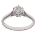 Platinum 0.75ct Diamond Solitaire Ring