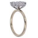 9ct Yellow Gold 1.00ct Princess and Brilliant Cut Diamond Cluster Ring