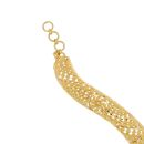 22ct Yellow Gold Fancy Filigree Tassel Bracelet 7"