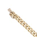 9ct Yellow Gold Curb ID Bracelet 8"