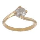 18ct Yellow Gold 1.00ct Brilliant Cut Diamond Solitaire Ring