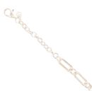 Sterling Silver Rolo Paper link Bracelet 7.5" By Icesia