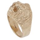 9ct Yellow Gold Lion Ring