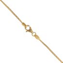 22ct Yellow and White Gold Beaded Fancy Chain 18"