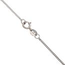 9ct White Gold 0.85ct Brilliant Cut Lab Grown Diamond Cross Pendant and Chain 16"