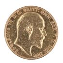 1909 Edward VII Large Head UK Full Sovereign Coin