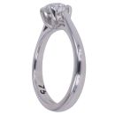 18ct White Gold 0.75ct Brilliant Cut Diamond One Love Solitaire Ring