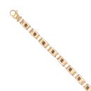 9ct Yellow Gold Fancy Bracelet 7.5"