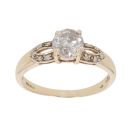 9ct Yellow Gold 1.00ct Diamond Solitaire Ring