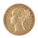 1878 Victoria Young Head Australia Full Sovereign Coin