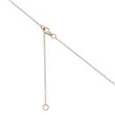 9ct Yellow Gold 1.00ct Brilliant Cut Lab Grown Diamond Rubover Chain 18"