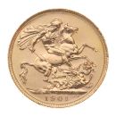 1901 Victoria Old Head UK Full Sovereign Coin