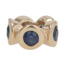 14ct Yellow Gold Pandora Sapphire Light Spacer Charm