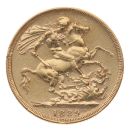 1889 Victoria Old Head UK Full Sovereign Coin