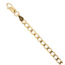 9ct Yellow Gold MUM Curb Bracelet 7"
