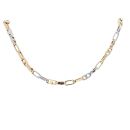 14ct Yellow and White Gold Chain 24"