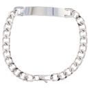Unique & Co Stainless Steel ID Curb Bracelet 8"
