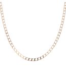 9ct Yellow Gold Square Curb Chain 20"