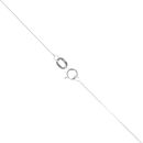 14ct White Gold 0.50ct Brilliant Cut Diamond Pendant And Chain 18"