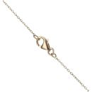 18ct Yellow Gold Fancy Clover Pendant and Chain 18"