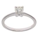 18ct White Gold 0.50ct Brilliant Cut Diamond Solitaire Ring