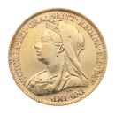 1896 Victoria Old Head UK Half Sovereign Coin