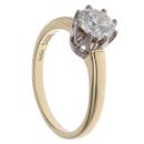 18ct Yellow Gold 1.00ct Brilliant Cut Diamond Solitaire Ring