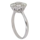 18ct White Gold 1.75ct Brilliant Cut Diamond Cluster Ring