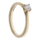 9ct Yellow Gold 0.25ct Brilliant Cut Lab Grown Diamond Solitaire Ring