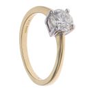 18ct Yellow Gold 1.00ct Brilliant Cut Diamond Solitaire Ring