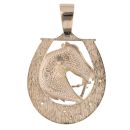 9ct Yellow Gold Horseshoe Pendant