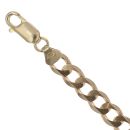 9ct Yellow Gold Curb Bracelet 8"
