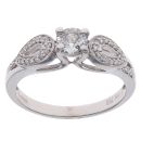 18ct White Gold 0.55ct Brilliant Cut Diamond Solitaire Ring