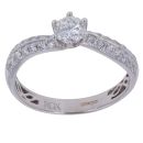 18ct White Gold 0.65ct Brilliant Cut Diamond Solitaire Ring