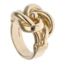 9ct Yellow Gold Plain Knot Ring