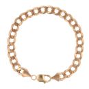 9ct Yellow Gold Curb Bracelet 9"