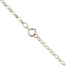 9ct Yellow Gold Patterned Cross Pendant and Chain 20"