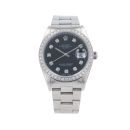 Rolex Custom Oyster Perpetual Date Pre Owned Watch Ref 15210