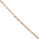 9ct Yellow Gold Patterned Cross Pendant and Chain 28"