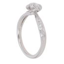 18ct White Gold 0.41ct Brilliant Cut Diamond Solitaire Ring