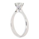 18ct White Gold 1.01cts Diamond Solitaire Ring